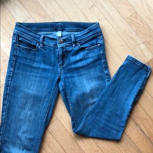 Loft ankle zipper jeans 0P